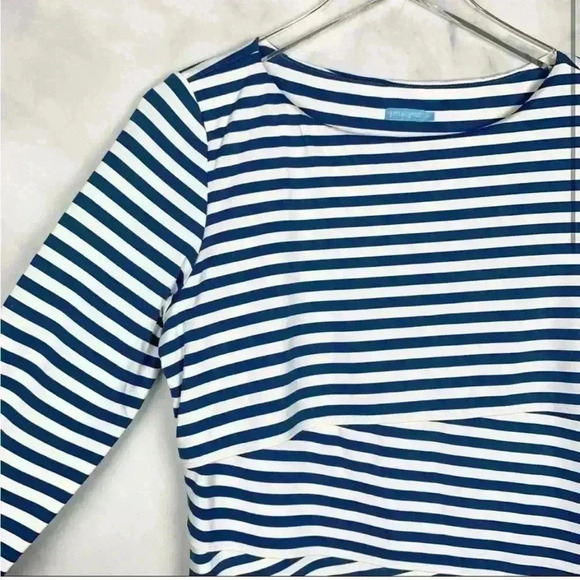 J. McLaughlin Nicola Striped Nautical Pencil Dress - Picture 3 of 9